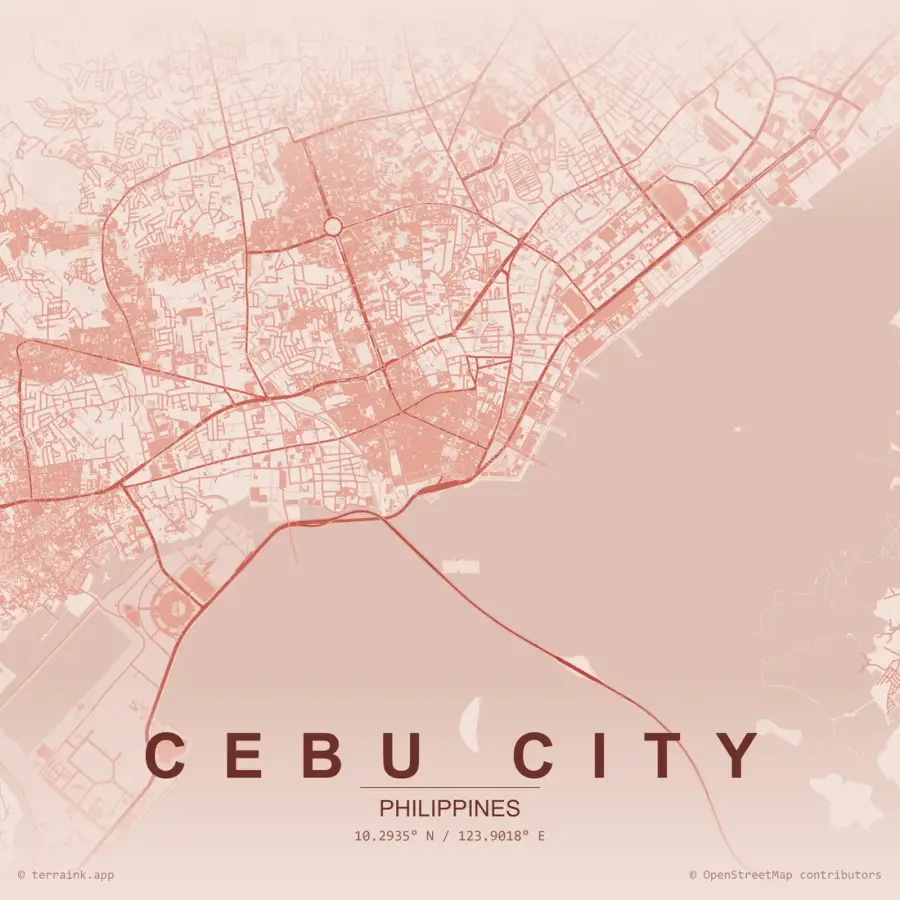 Map of Cebu City, Cebu, location of Linaw Dinig Hearing Aid Center